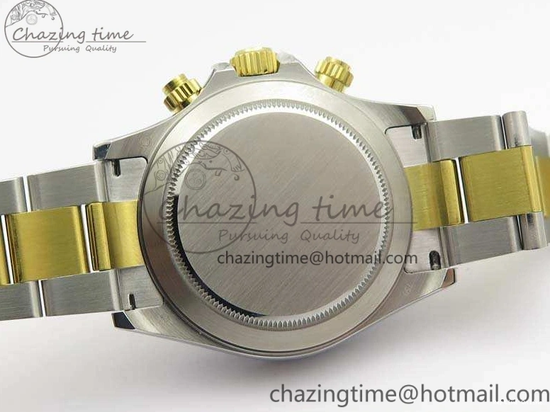 0126 Daytona SS YG Ceramic Bezel JH Best Edition White Dial On SS YG Bracelet A Resilient 3530